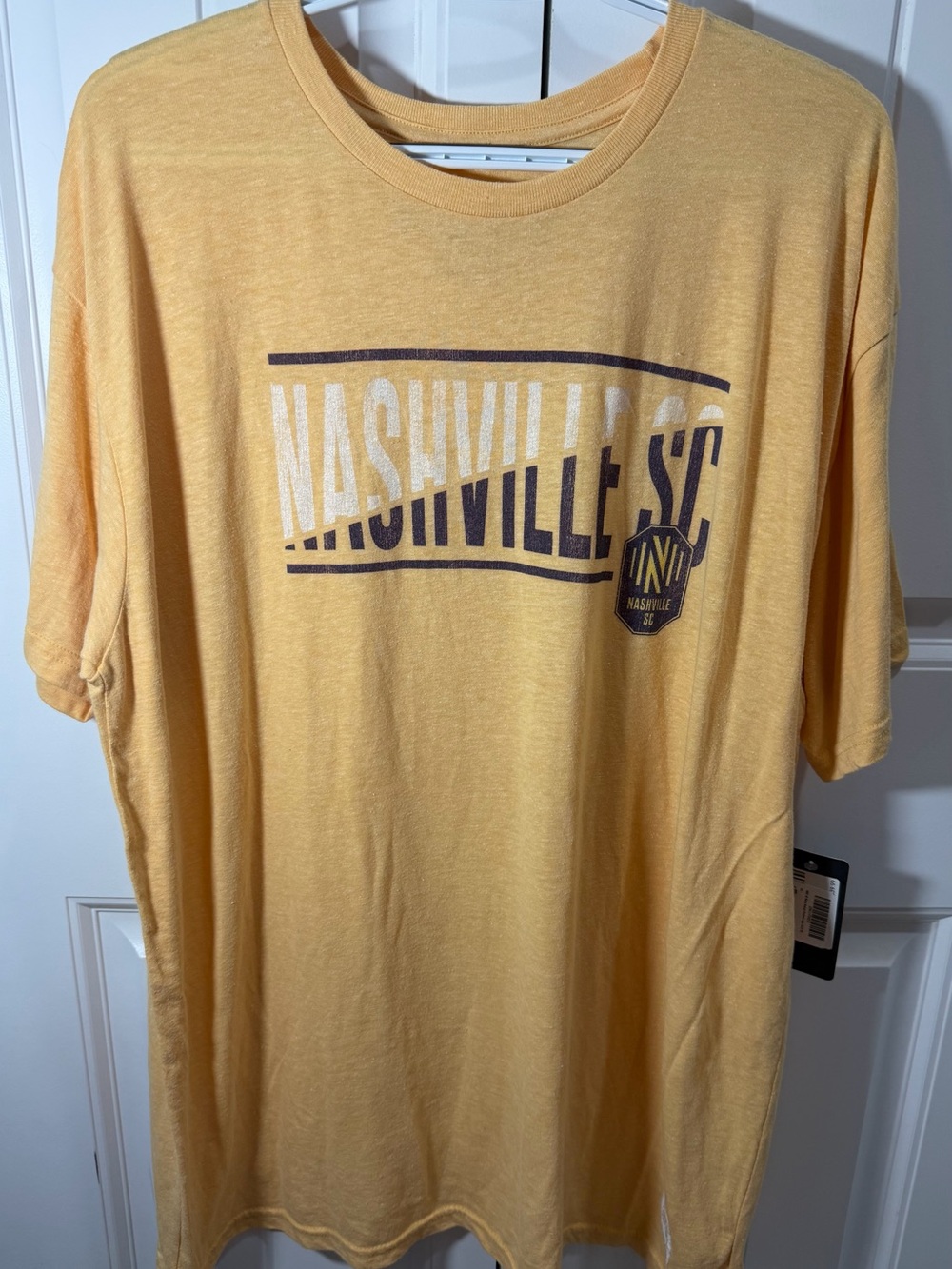 Nashville SC Retro Brand T-Shirt Men’s XL Gold Heather Soft NWT MLS Soccer